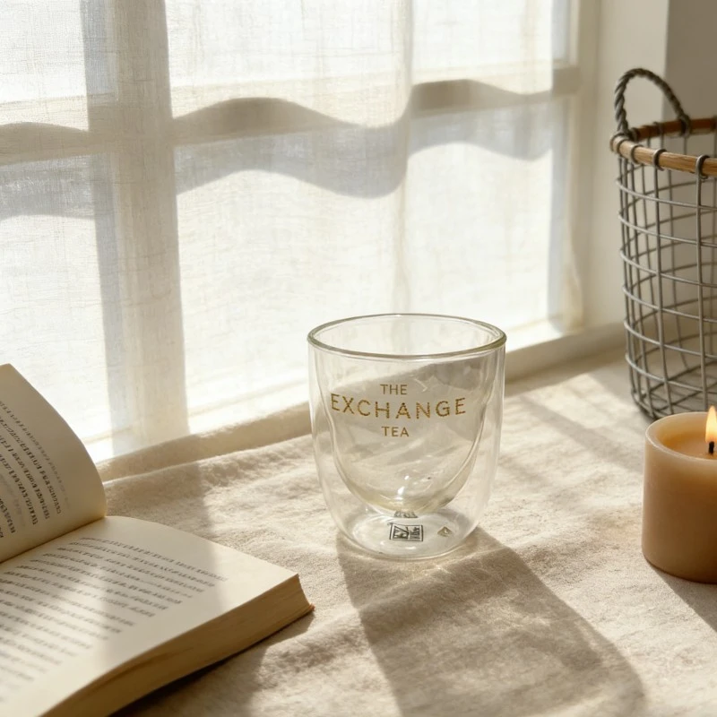 The Double Layer Egg Shaped Glass Tumblers