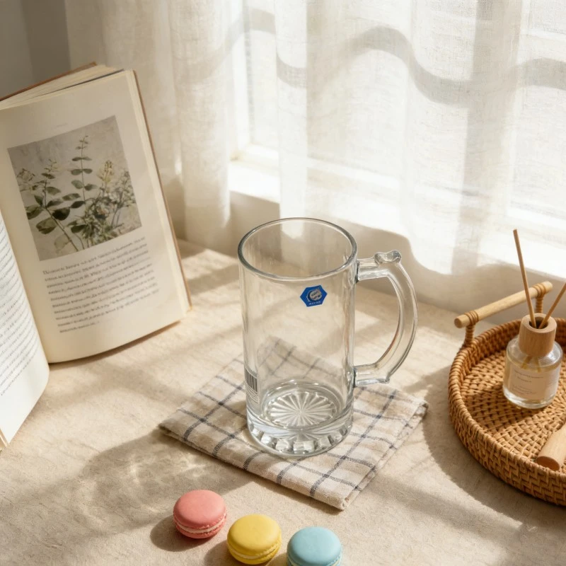 Large Capacity Reinforced Glass Beer Mug