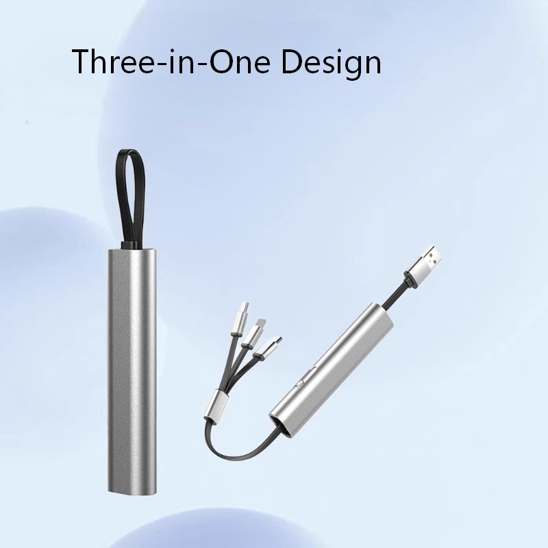 প্রত্যাহারযোগ্য 3 ইন 1 মাল্টি USB চার্জিং কেবল